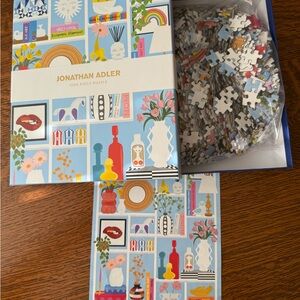 Galison Jonathan Adler Shelfie 1000 Piece Puzzle Complete